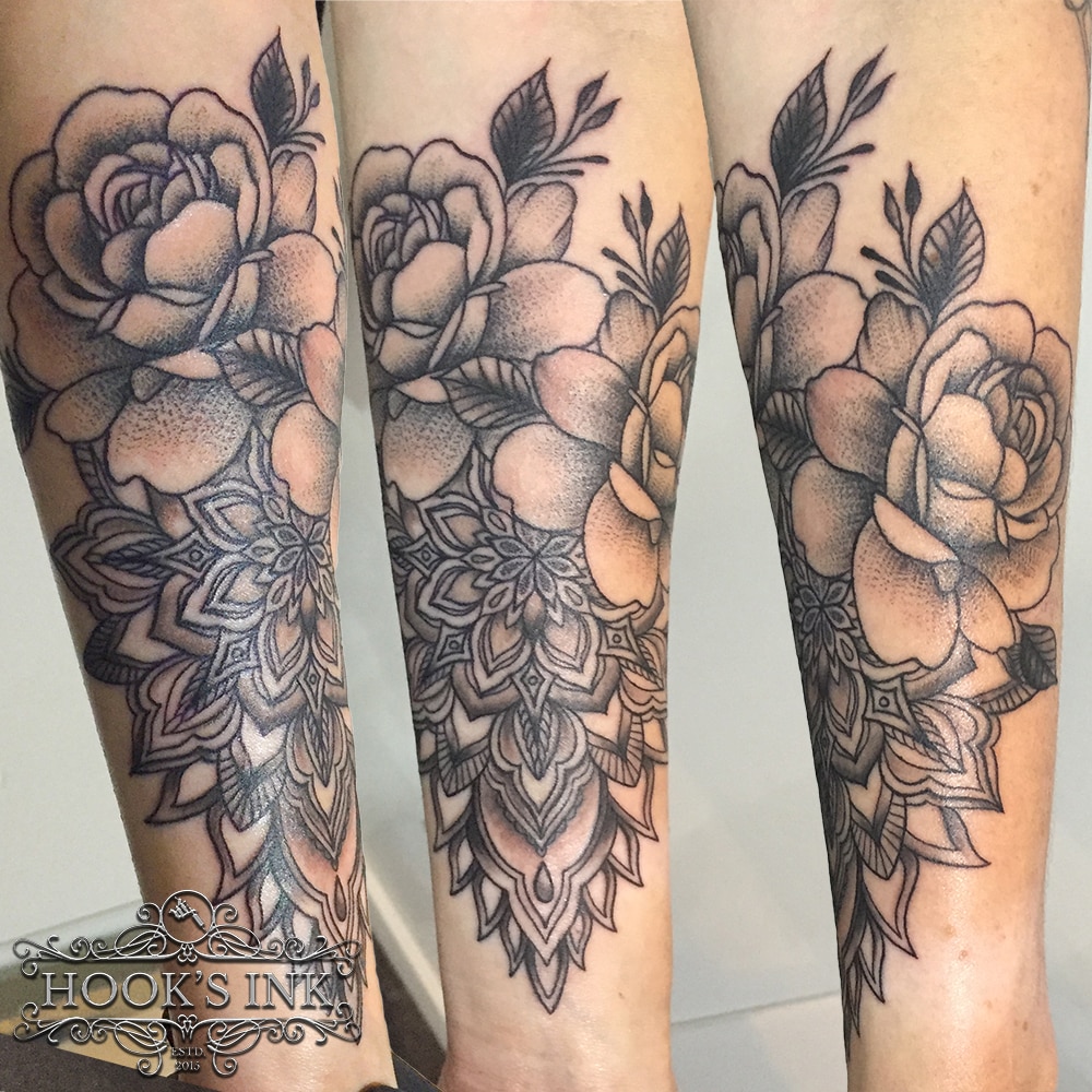 Continu ik heb nodig riem Roos tattoo - welke stijl en soorten rozen - Hook's Ink